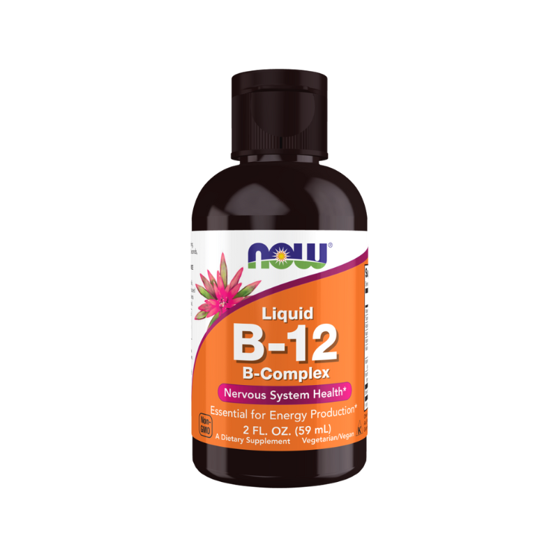 Vitamina B-12 Complejo B Líquido - 59 ml.
