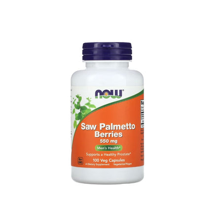 Saw Palmetto Berries, 550mg - 100 vcaps - NOW Foods