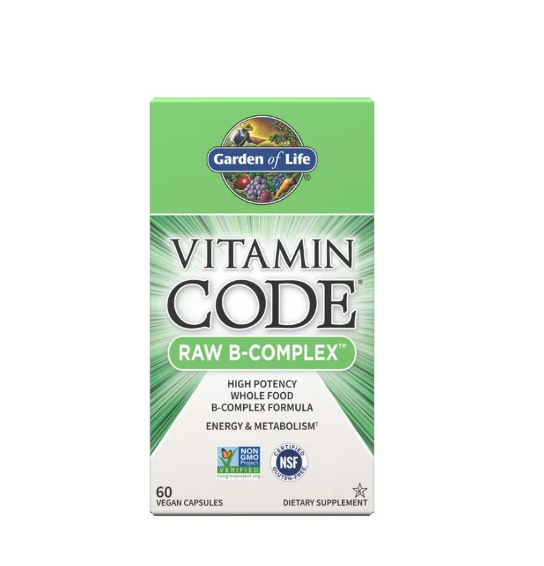 Vitamin Code Raw B-Complex - 60 vegan caps Garden of Life