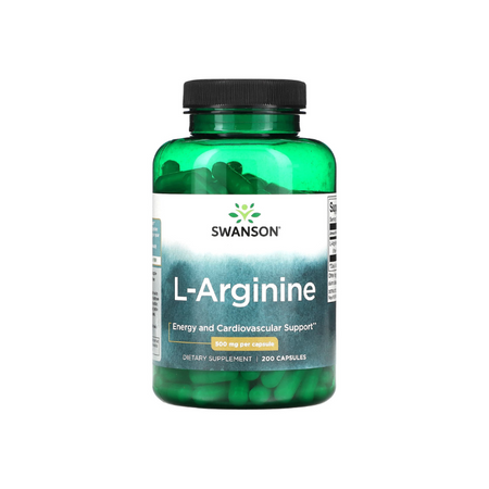 L-Arginine, 500mg - 200 caps - Swanson