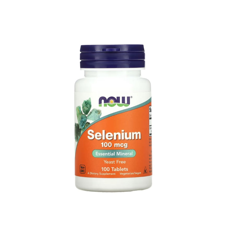 Selenium, 100mcg - 100 tablets - Now Foods