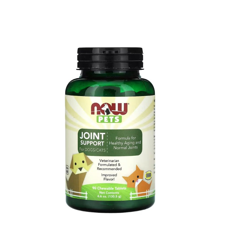 Pets, Joint Support - 90 chewable tablets - NOW Foods