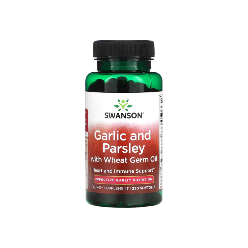 Garlic and Parsley with Wheat Germ Oil - 250 softgels - Swanson