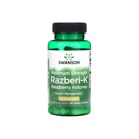 Razberi-K, 500mg Maximum Strength - 60 vcaps