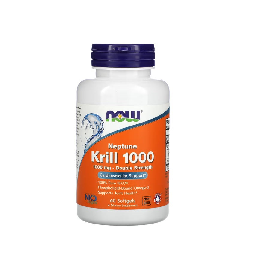 Neptune Krill Oil, 1000mg - 60 softgels - NOW Foods