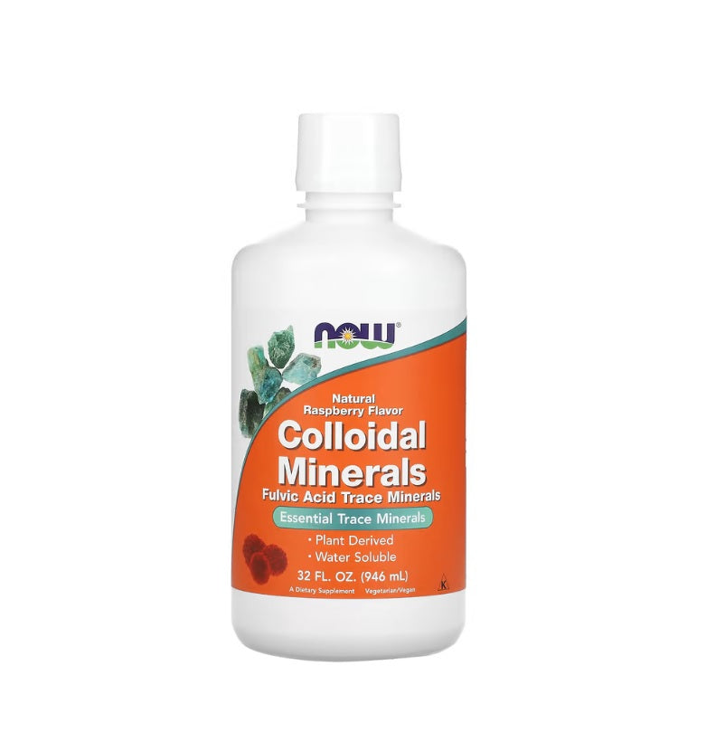 Colloidal Minerals, Raspberry - 946 ml. - Now Foods