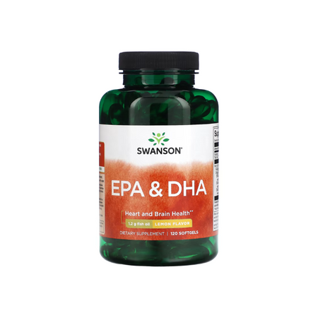 EPA &amp; DHA, Lemon - 120 softgels