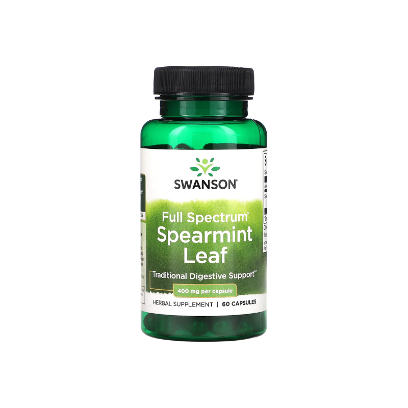 Full Spectrum Spearmint Leaf, 400mg - 60 caps - Swanson