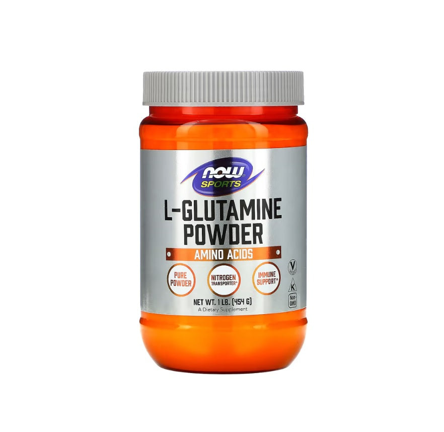 L-Glutamine, 5000mg (Powder) - 454 grams - NOW Foods