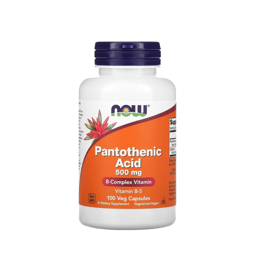 Pantothenic Acid, 500mg - 100 caps - NOW Foods