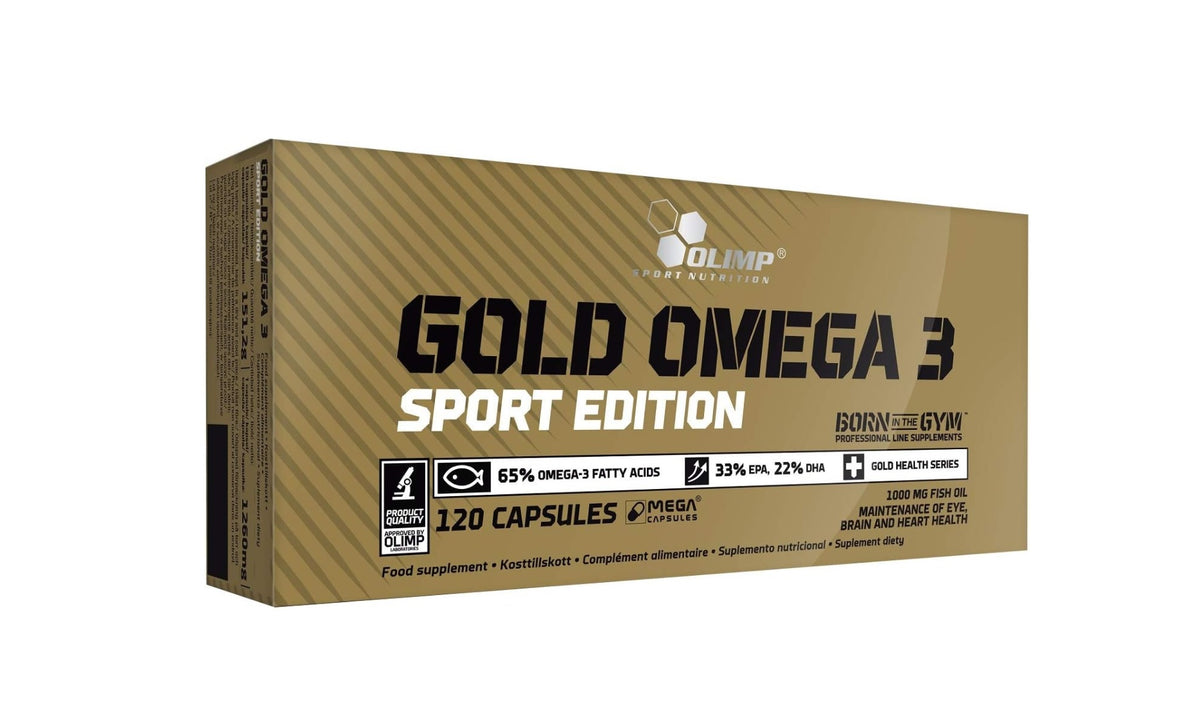 Gold Omega 3, Sport Edition - 120 caps - Olimp Nutrition