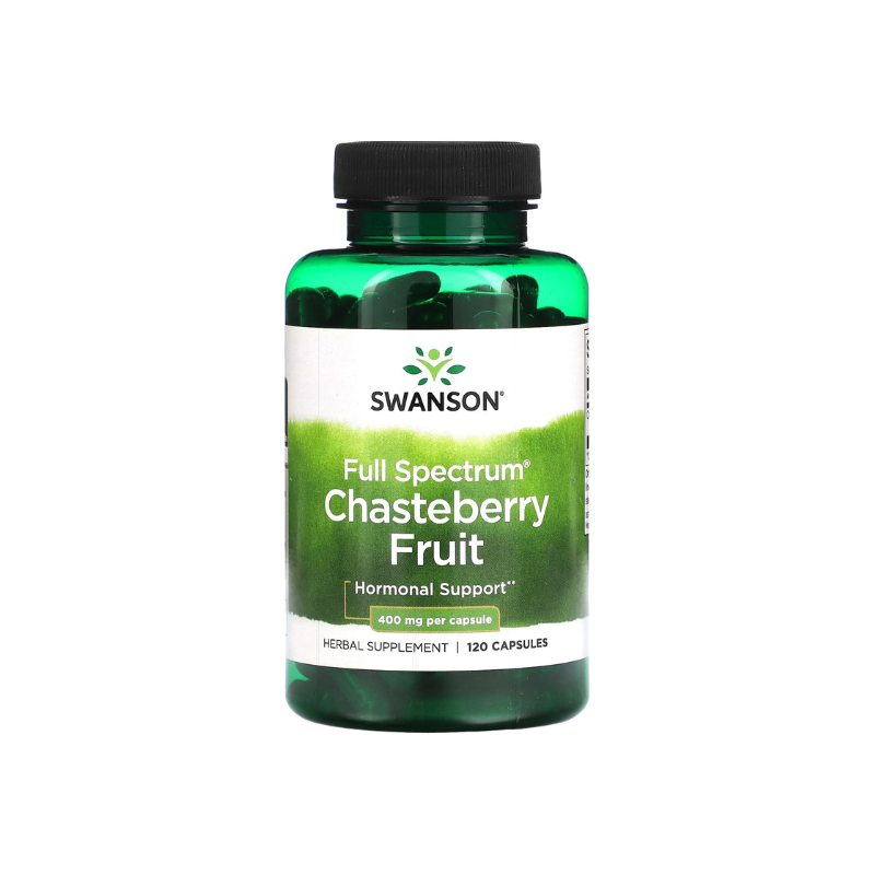 Full Spectrum Chasteberry Fruit, 400mg - 120 caps - Swanson