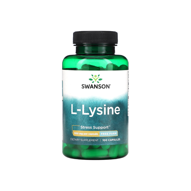 Lysine, 500mg Free-Form - 100 caps - Swanson