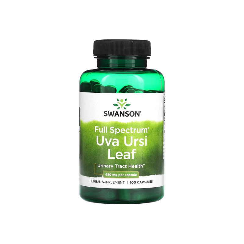 Full Spectrum Uva Ursi Leaf, 450mg - 100 caps - Swanson