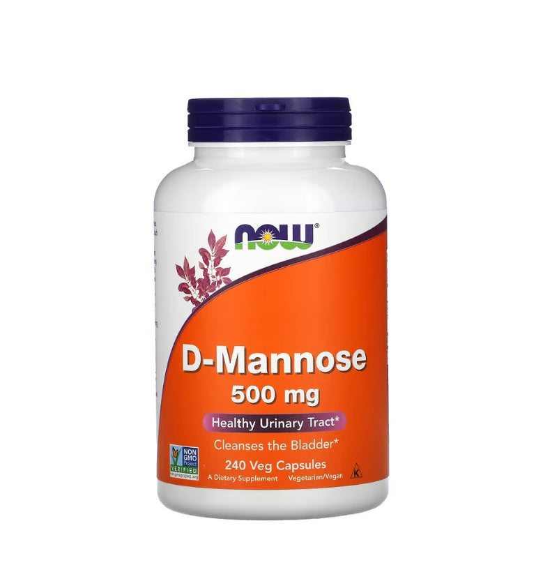 D-Mannose, 500mg - 240 vcaps - Now Foods