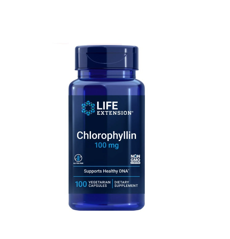 Chlorophyllin, 100mg - 100 vcaps - Life Extension