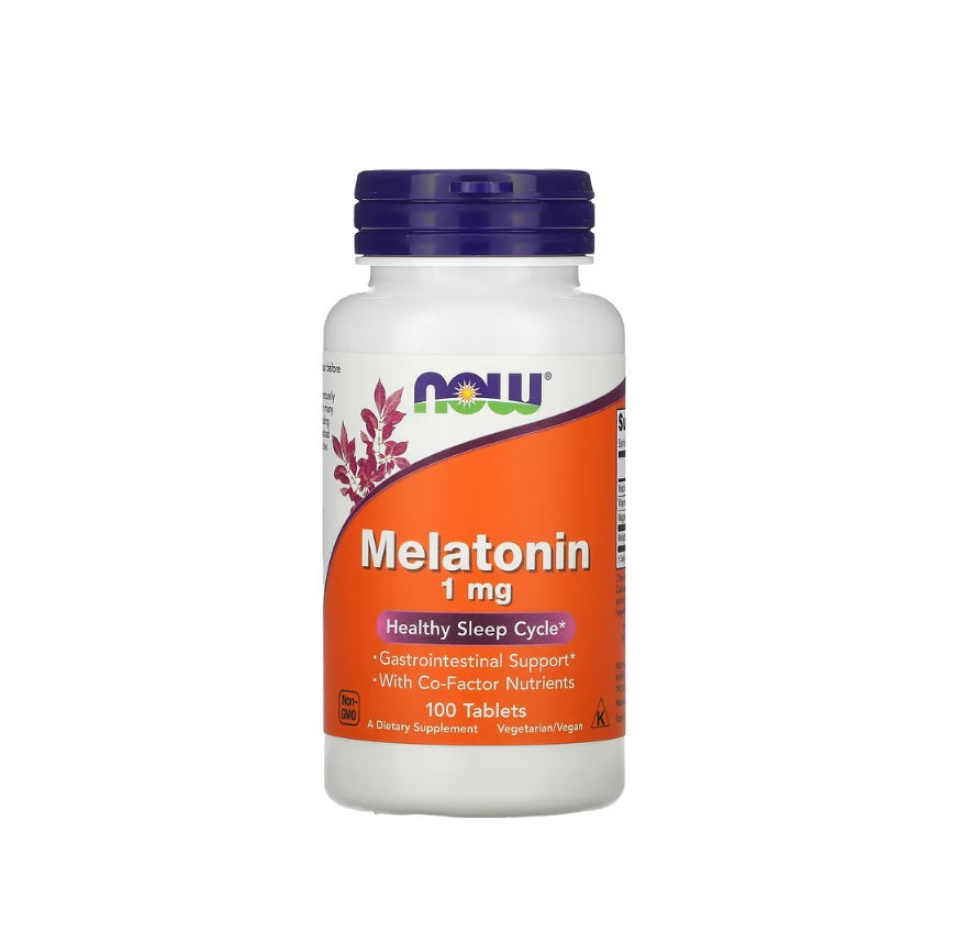 Melatonin, 1mg - 100 tablets - NOW Foods