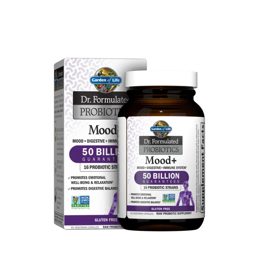 Dr. Formulated Probiotics Mood+ - 60 vcaps - Garden of Life