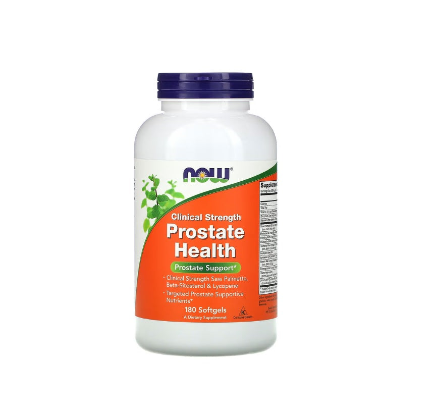 Prostate Health Clinical Strength - 180 softgels - Now Foods