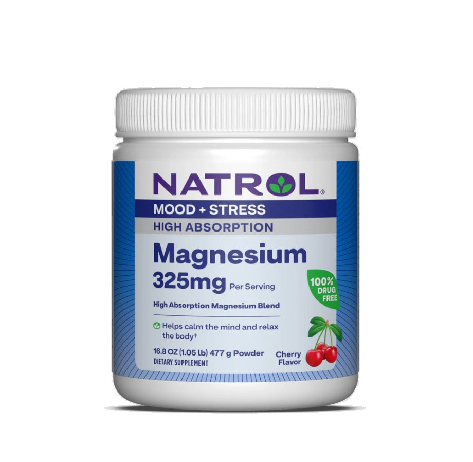 High Absorption Magnesium, 325mg (Cherry) - 477 grams - Natrol