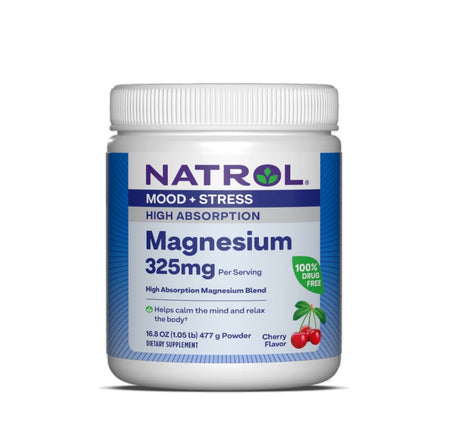 High Absorption Magnesium, 325mg (Cherry) - 477 grams - Natrol