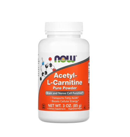 Acetyl-L-Carnitine, Pure Powder - 85 grams-NOW Foods