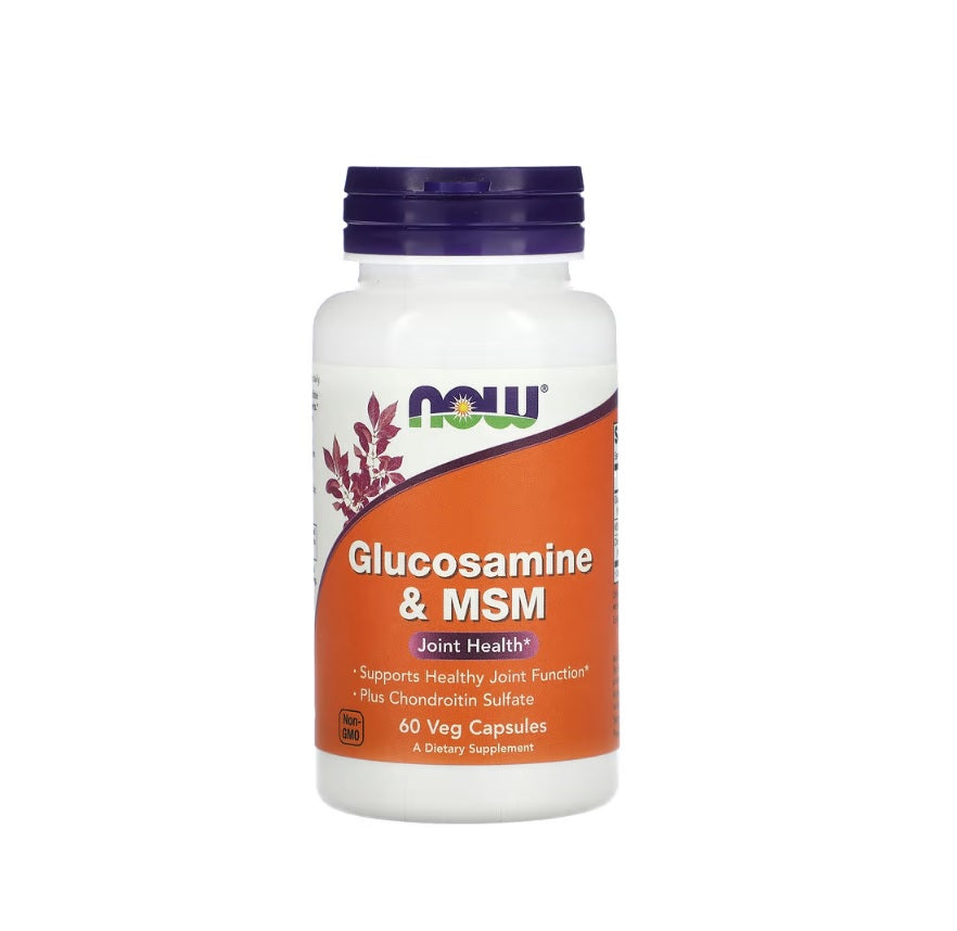 Glucosamine &amp; MSM - 60 vcaps - NOW Foods