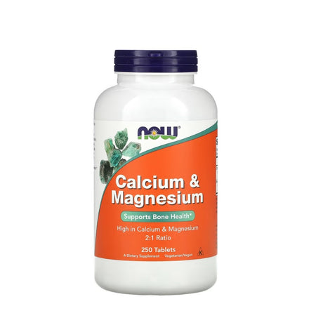 Calcium &amp; Magnesium - 250 tablets - Now Foods