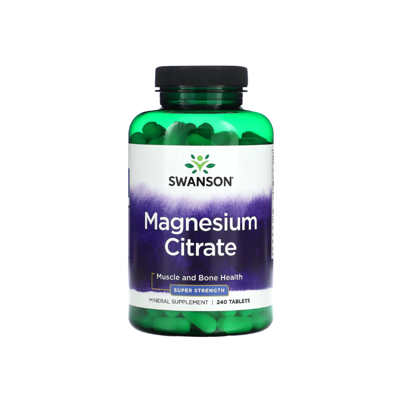 Magnesium Citrate, 225mg Super-Strength - 240 tablets - Swanson