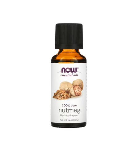 Essential Oil, Nutmeg Oil - 30 ml. - Now Foods