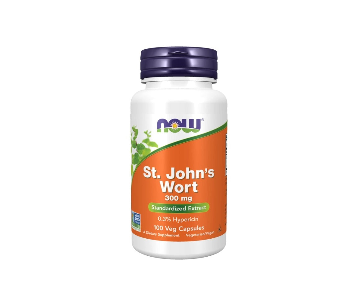 St. John's Wort, 300mg - 100 vcaps - NOW Foods