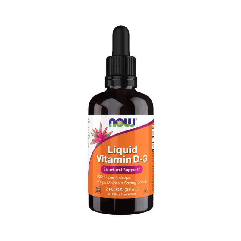 Vitamina D-3 Liquida, 400 UI - 59 ml.