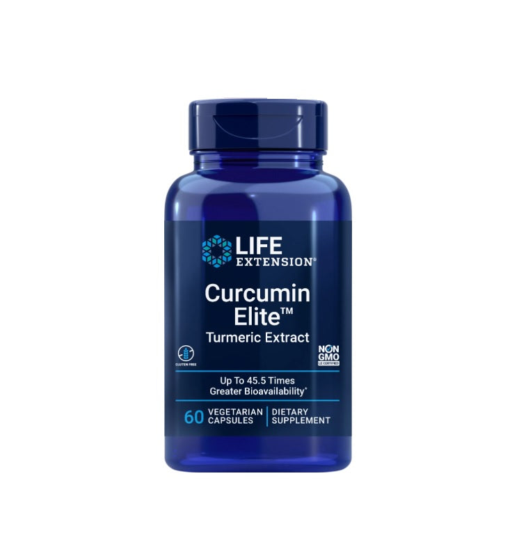 Curcumin Elite Turmeric Extract - 60 vcaps - Life Extension