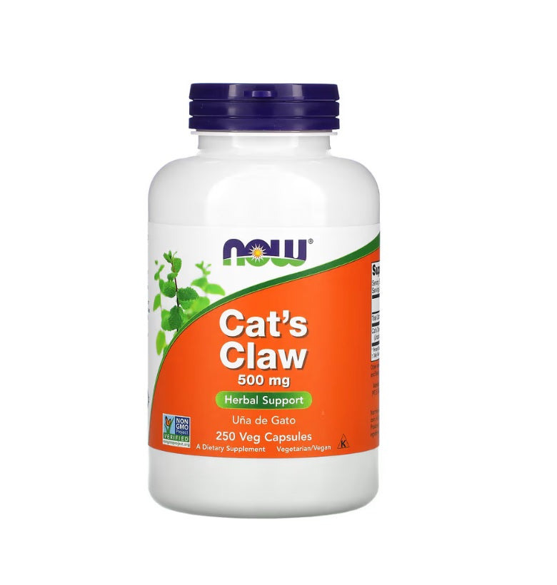 Cat's Claw, 500mg - 250 vcaps - Now Foods