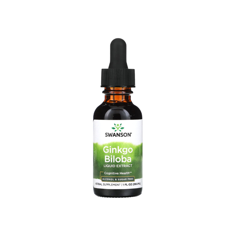 Ginkgo Biloba Liquid Extract, 250mg - 29 ml. - Swanson