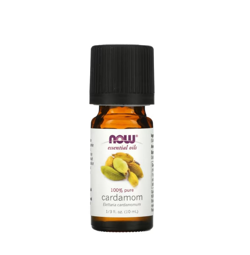 Essential Oil, Cardamom Oil - 10 ml. - Now Foods