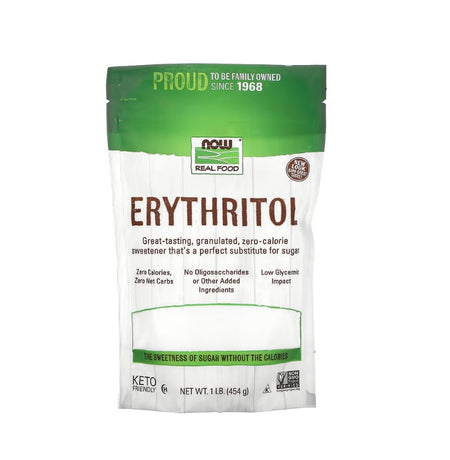 Erythritol, Pure - 454 grams - Now Foods