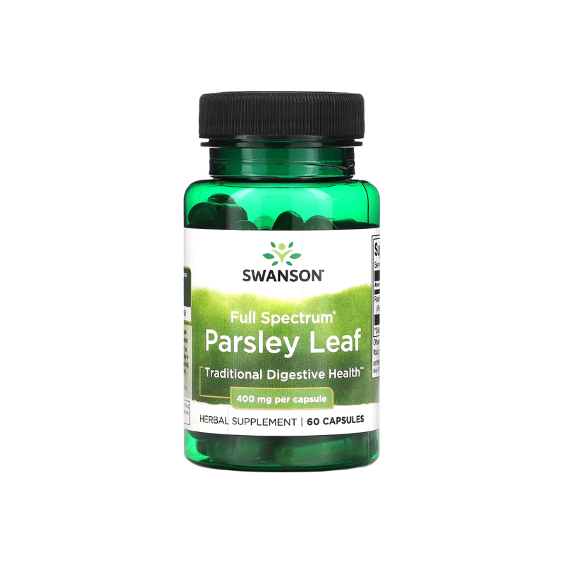 Full Spectrum Parsley Leaf, 400mg - 60 caps - Swanson