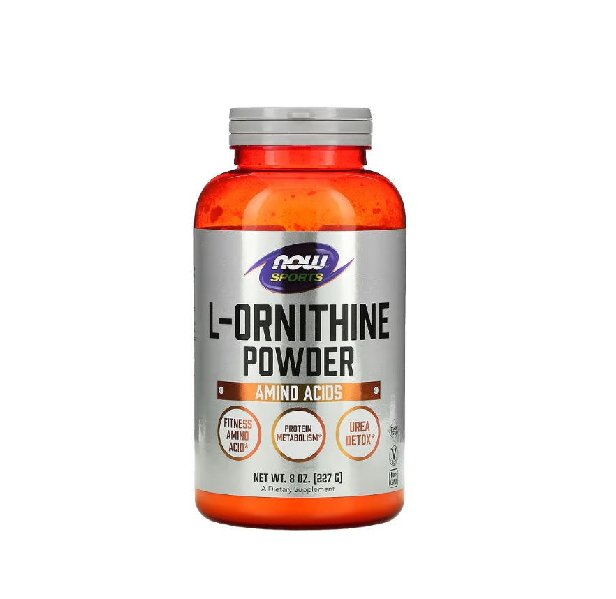 L-Ornithine, Pure Powder - 227 grams - Now Foods