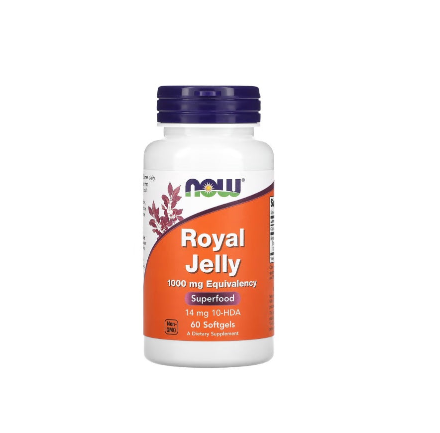 Royal Jelly, 1000mg Equivalency - 60 softgels - NOW Foods