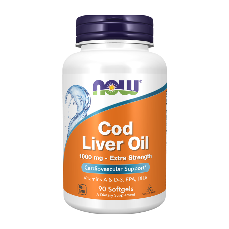 Cod Liver Oil, 1000mg Extra Strength - 90 softgels