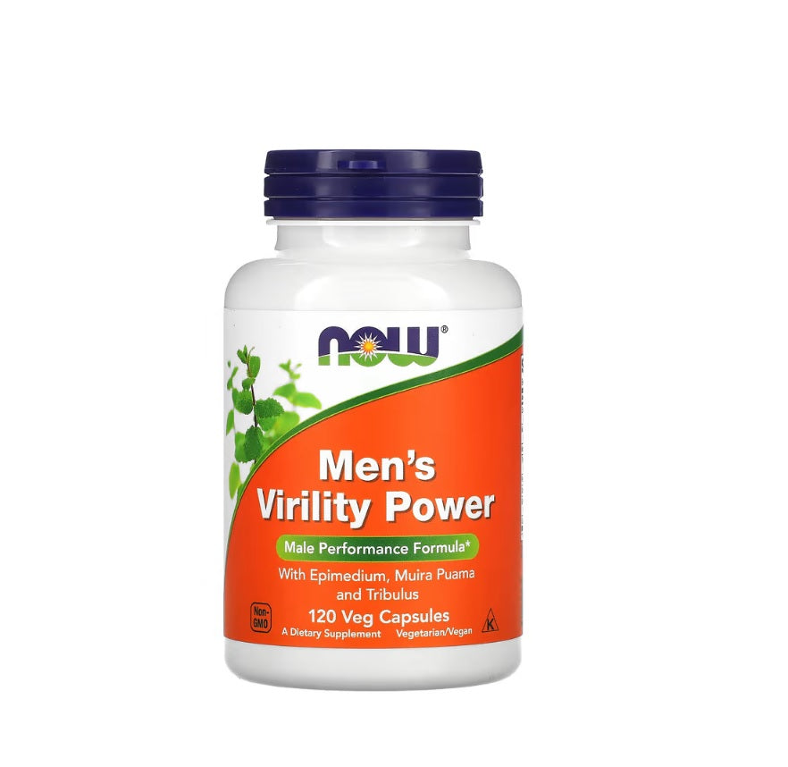 Men's Virility Power - 120 vcaps - Now Foods