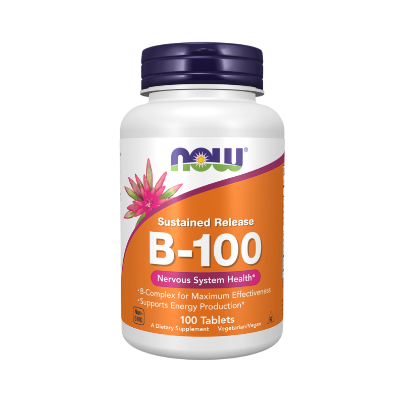 Vitamina B-100 Liberación Sostenida - 100 tabletas