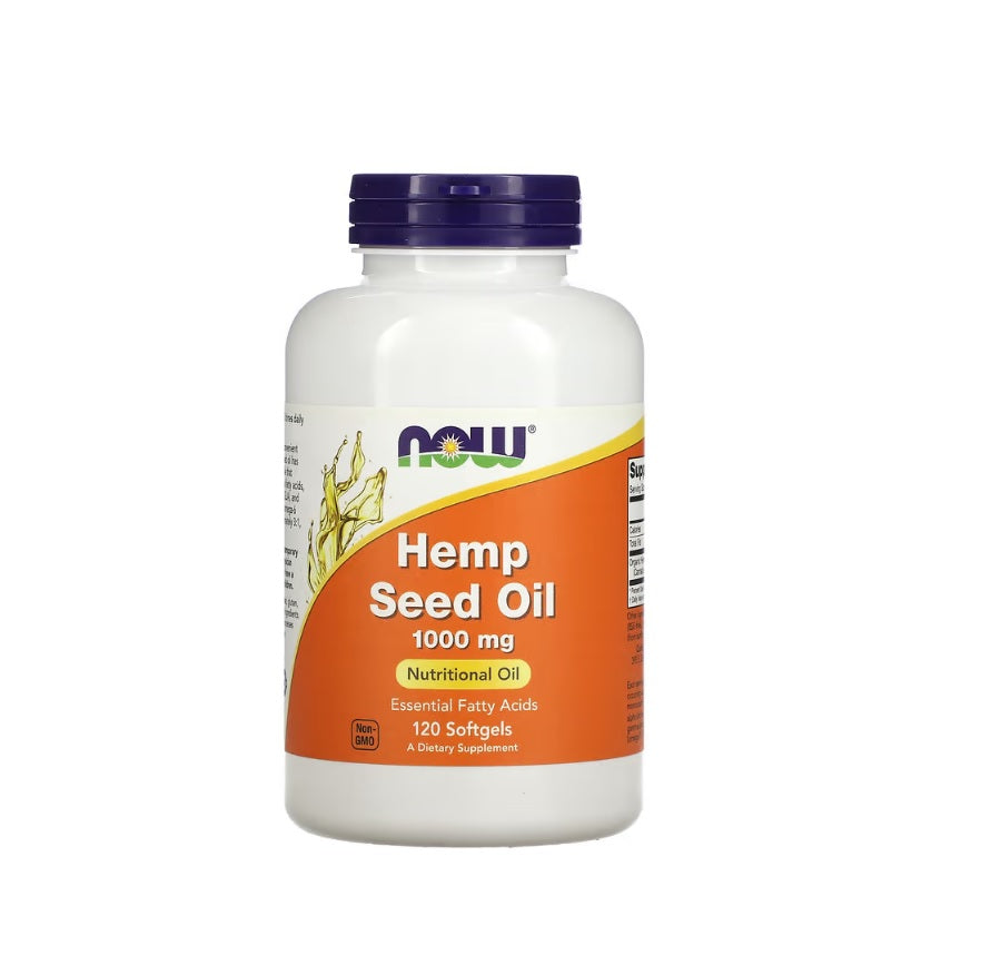 Hemp Seed Oil, 1000mg - 120 softgels - NOW FOODS