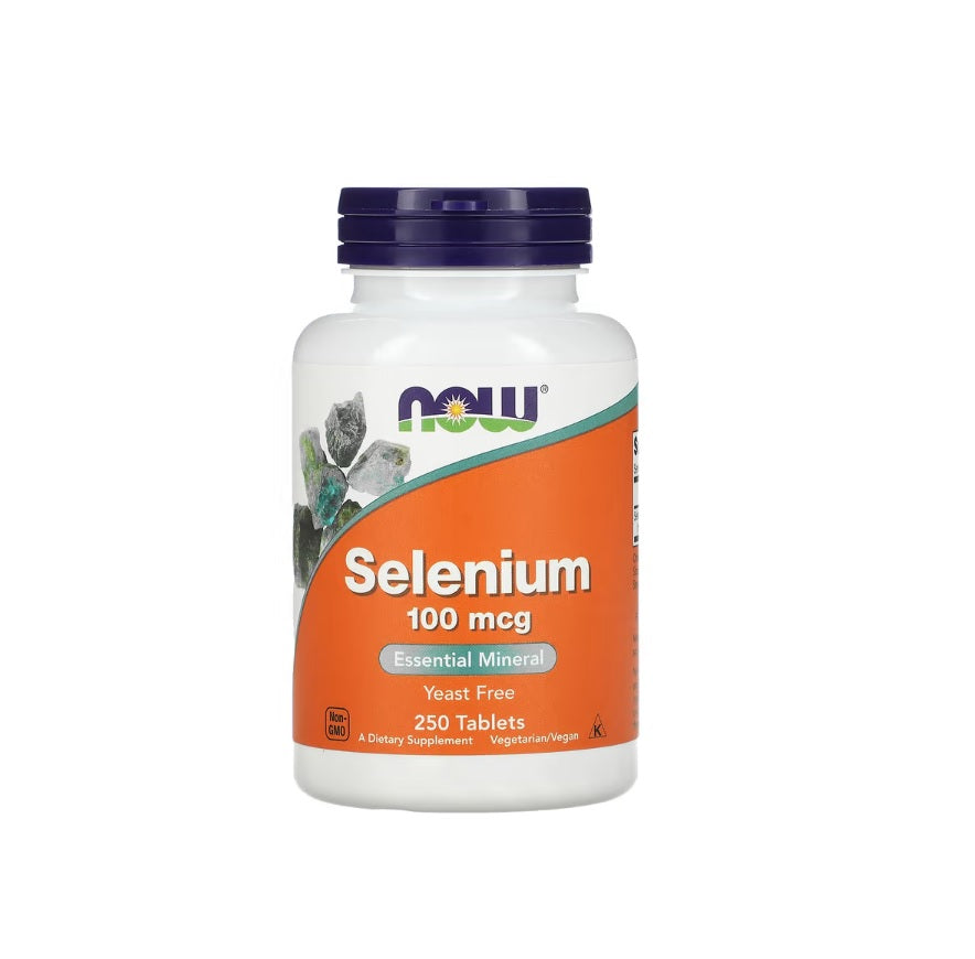 Selenium, 100mcg - 250 tablets - NOW Foods