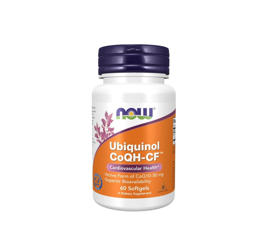 Ubiquinol CoQH-CF - 60 softgels - NOW Foods