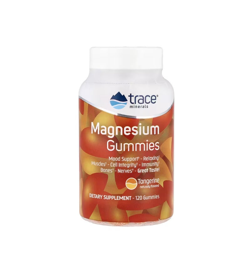 Magnesium Gummies, Tangerine - 120 gummies - Trace Minerals