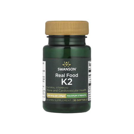 Real Food K-2, 200mcg - 30 softgels