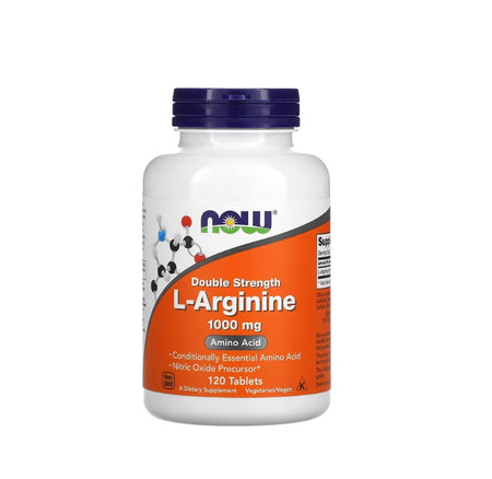 L-Arginine, 1000mg - 120 tablets&nbsp;- NOW Foods