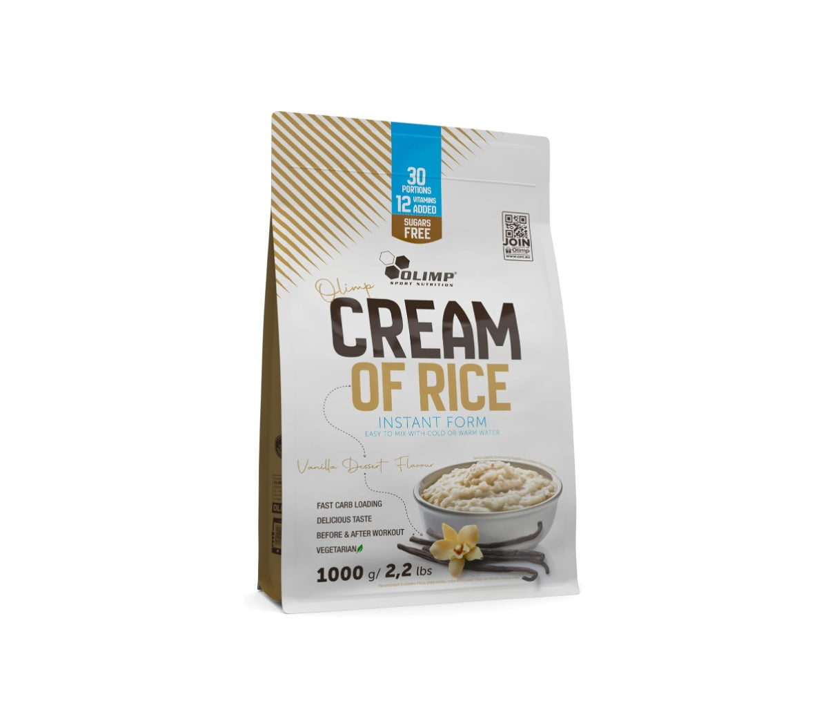 Cream of Rice, Vanilla Dessert - 1000 grams - Olimp Nutrition